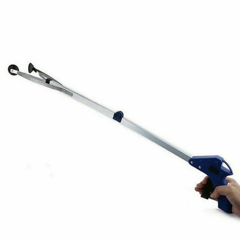 Portable Gripper Extender Grabber Tool Foldable Long Tools Garbage Litter Pickup Trash House Factory Reacher Clamp Pickers G7Z9: Default Title