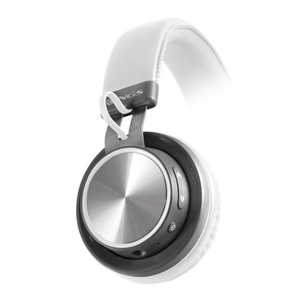 Bluetooth Headset with Microphone - NGS Articapatrolwhite - Wireless