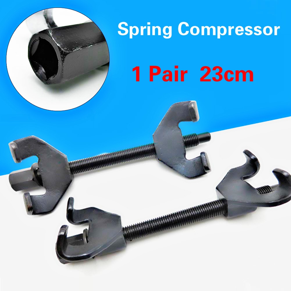 1 Pair 230MM Universal Car Suspension Spring Compressor Manual Shock Absorber Spring Disassembler Car Repair Tool