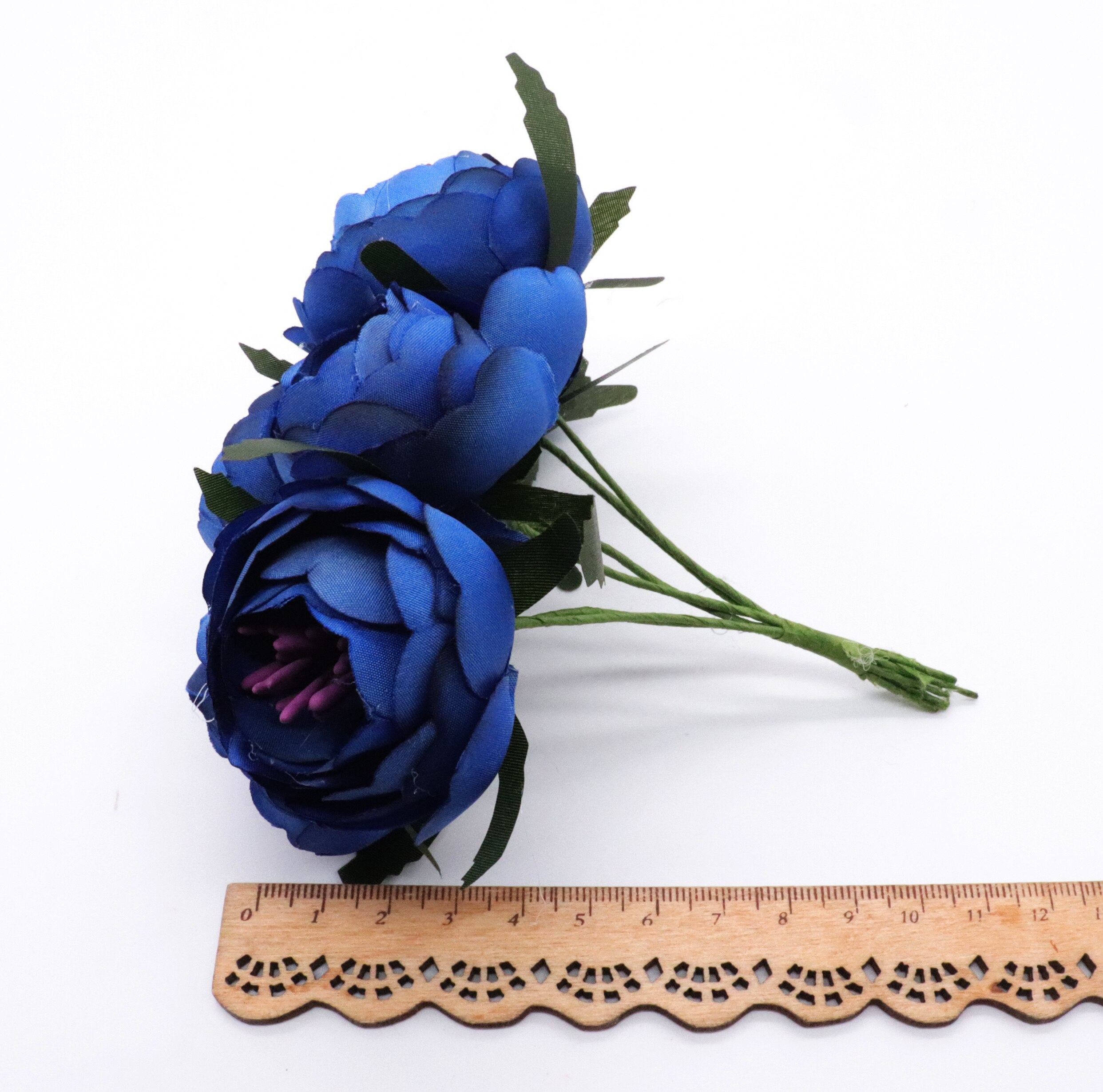 6 st/lot konstgjord ros sidenblomma pionblommor bröllopsbukett bröllop brudinredning rosblommor för gör-det-själv scrapbooking