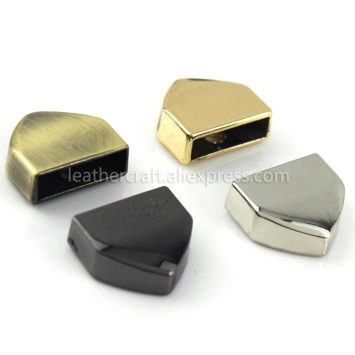 10pcs Metal Zipper Stopper Zipper Tail Clip Stop Tail Plug Head with Screw DIY bag Leather Hardware Leather Craft 13mm(1/2")