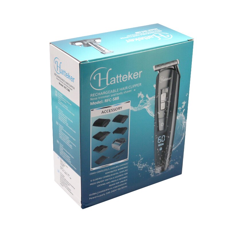 Professioneller alle-in-eins-Haar-Bartschneider für Männer, Friseur, Haarschneider, wiederaufladbarer Elektrorasierer für Gesicht und Körper, Haarschnitt-Maschine