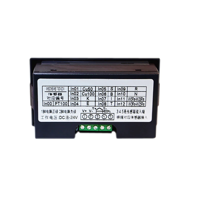 Präzises einstellbares RTD PT100 Temperaturmessgerät Thermoelement K J Thermowiderstand Temperatursensor Tafel Meter Anzeigeeinheit