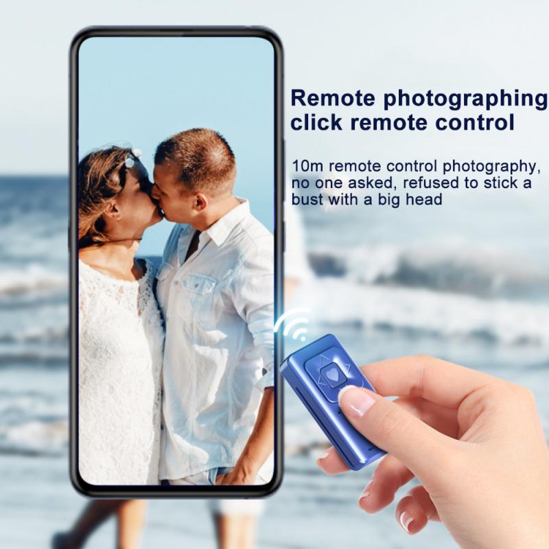 Telefono cellulare pulsante telecomando autoscatto compatibile Bluetooth controllo Wireless autoscatto interfaccia di tipo c ricarica USB