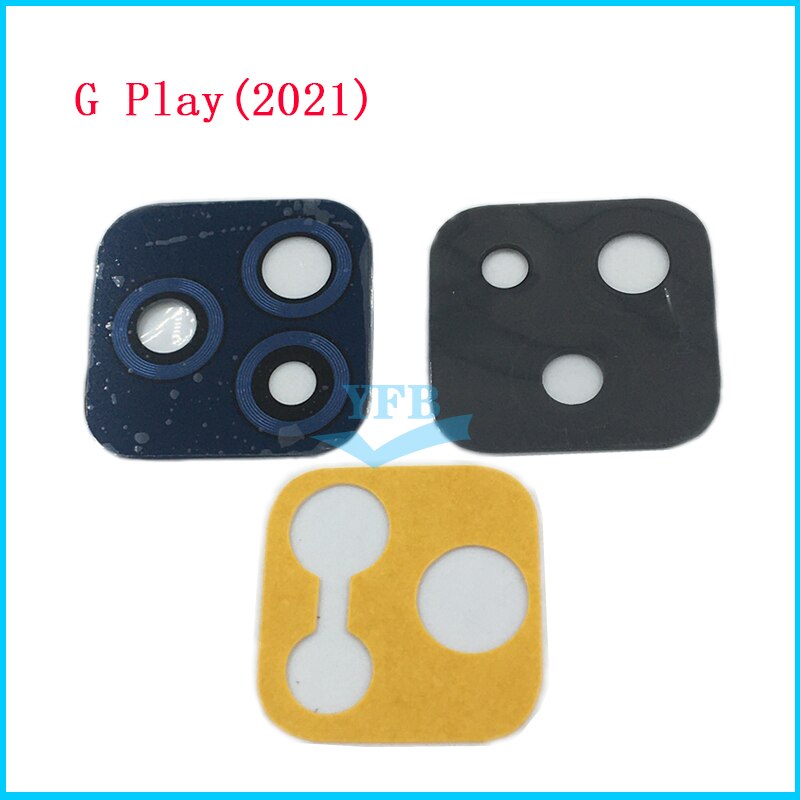 100pcs Rear Back Camera Glass Lens Cover For Motorola Moto G Power / G Stylus /G Play /G 5G With Ahesive Sticker