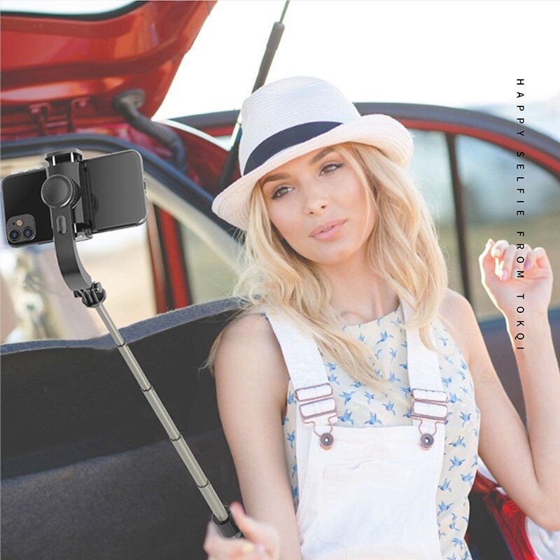 Estabilizador de mano Gimbal para teléfono móvil trípode de Grabación de Vídeo Gimbal portátil para Iphone/Android/Huawei Mini trípodes