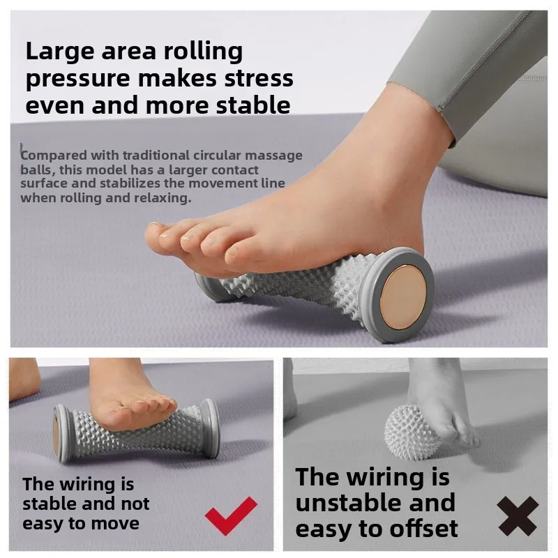Voetmassage Yoga Fascia Bal Voettrainer Platte voet Spier Ontspanning Massage Roller Huishoudelijke voetpers Artefact