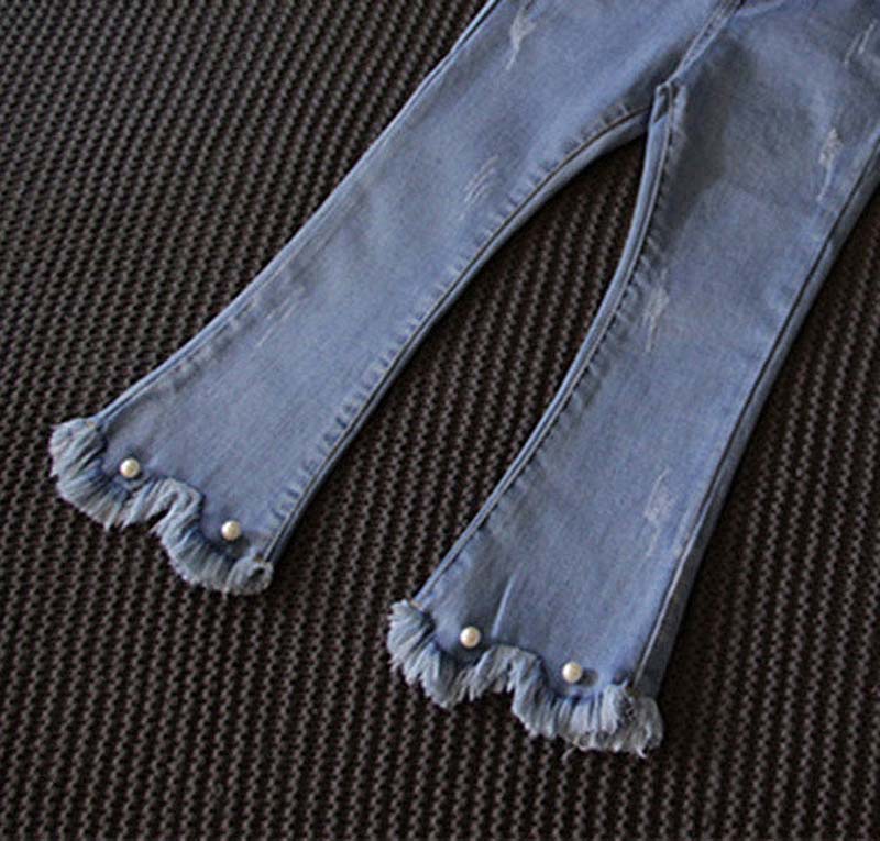 Las niñas Jeans para niños primavera otoño Pantalones de Niños de pantalones de mezclilla bebé chica Jean ropa infantil ropa de niños