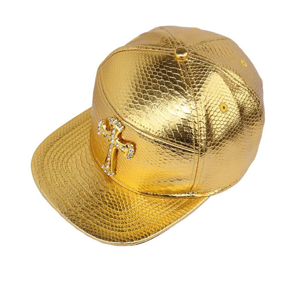 Mænd hip hop cap gyldne cross cap hat + halskæde + armbånd sæt smykker diamant is ud cubanske chian smykker sæt
