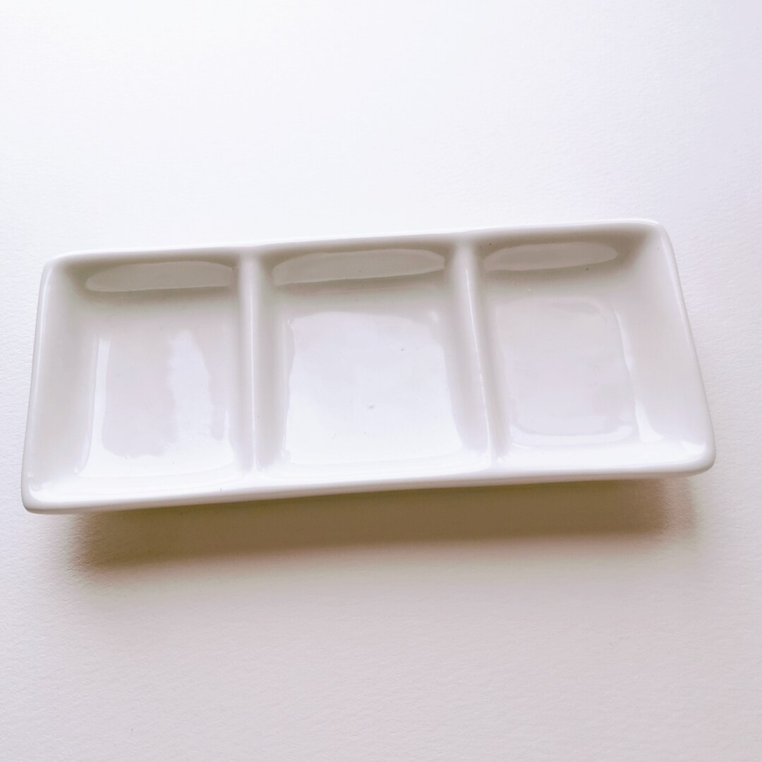 Tegneserie keramik palette akvarel palette oliemaleri kinesisk maleri maling hvid porcelæn palette til kunst maleri forsyninger: 8