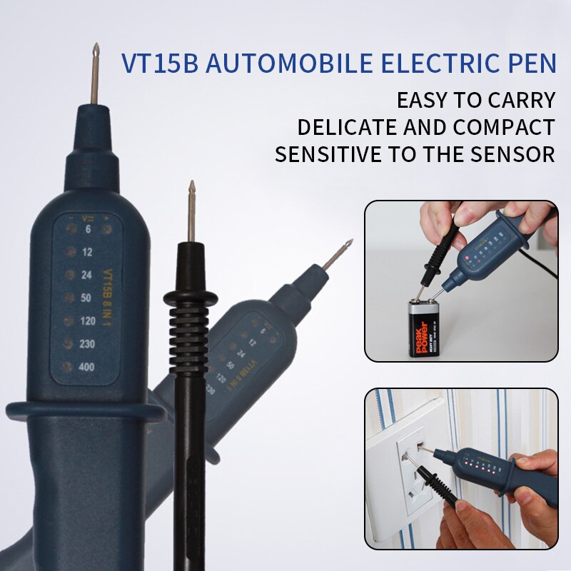 Intelligent Voltage detector indicator Non-contact Electric pen Neutral/ Continuity tester Voltmeter Test
