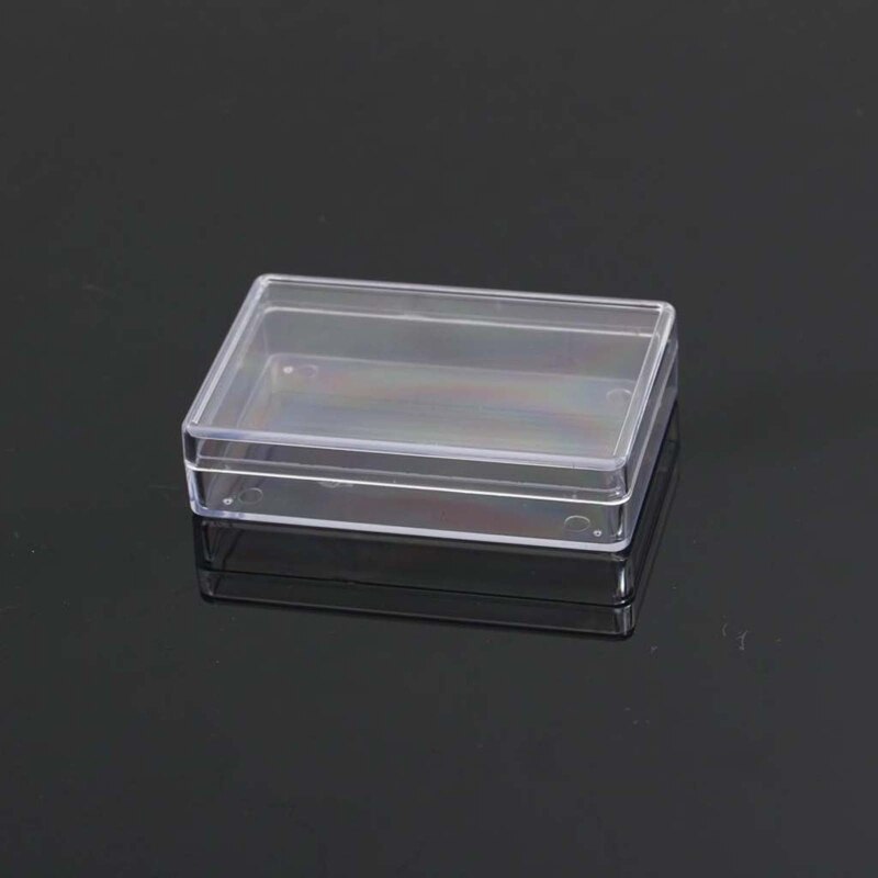 Rechthoekige Transparante Plastic Storage Case Speelkaart Container Voor Club