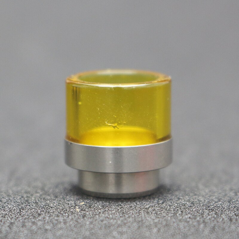 vaporlinda 810 Glass Drip Tip for 810 Thread RDA Atomizer Fit Kennedy 24 Goon 528 RDA Atomizer: YELLOW