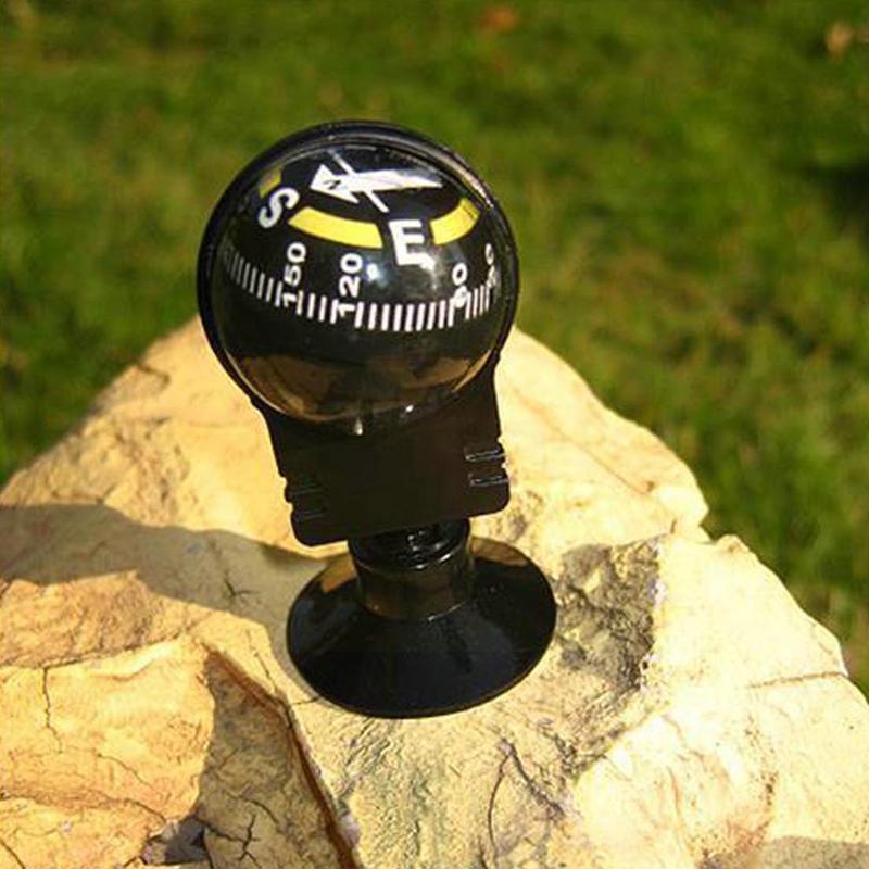 360 Graden Auto Boot Kompas Pocket Bal Sucker Dashboard Zwarte Kleur Mount Navigatie A3h1