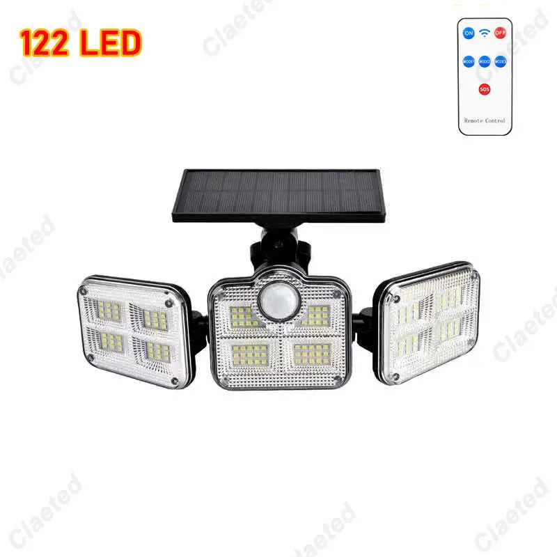 Super Bright Solar Wall Lights IP65 Waterproof Outdoor Indoor Solar Lamp With Adjustable Head Wide Lighting Angle Strong Power: moon blue