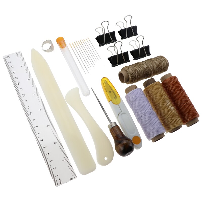 Leather Craft Tools Leather Hand Sewing Set Handmade Leather Goods DIY Hand Sewing Set Leather Craft Package