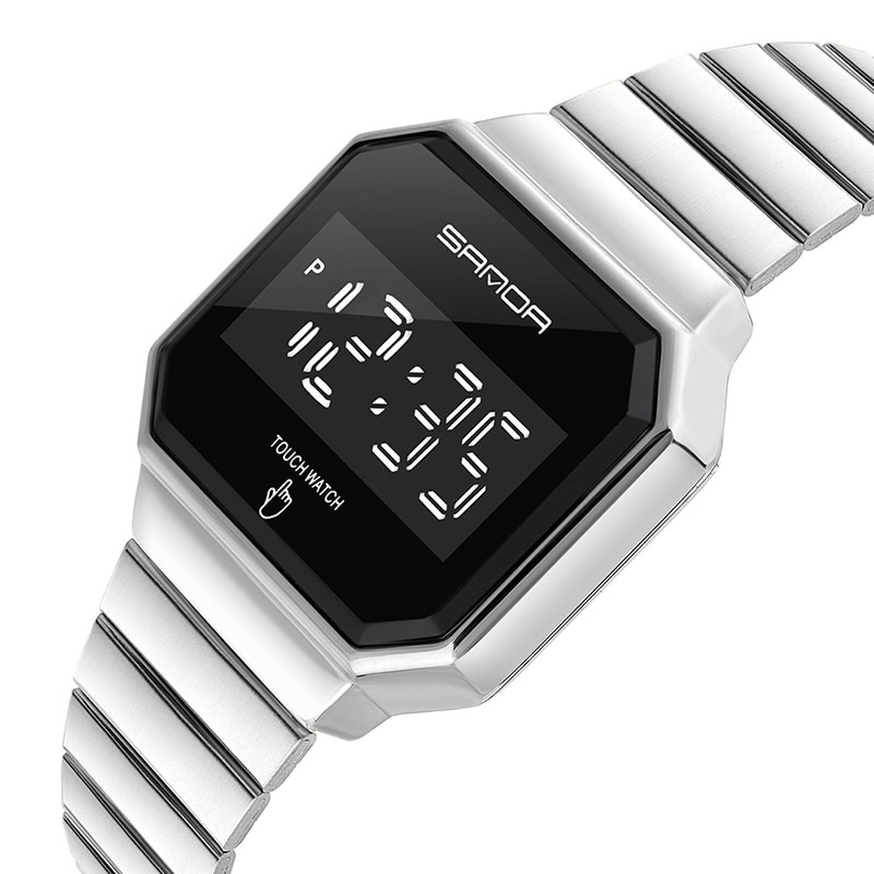 Montre numérique pour hommes montre écran tactile LED montre électronique étanche pour hommes montres de plongée horloge de sport de de