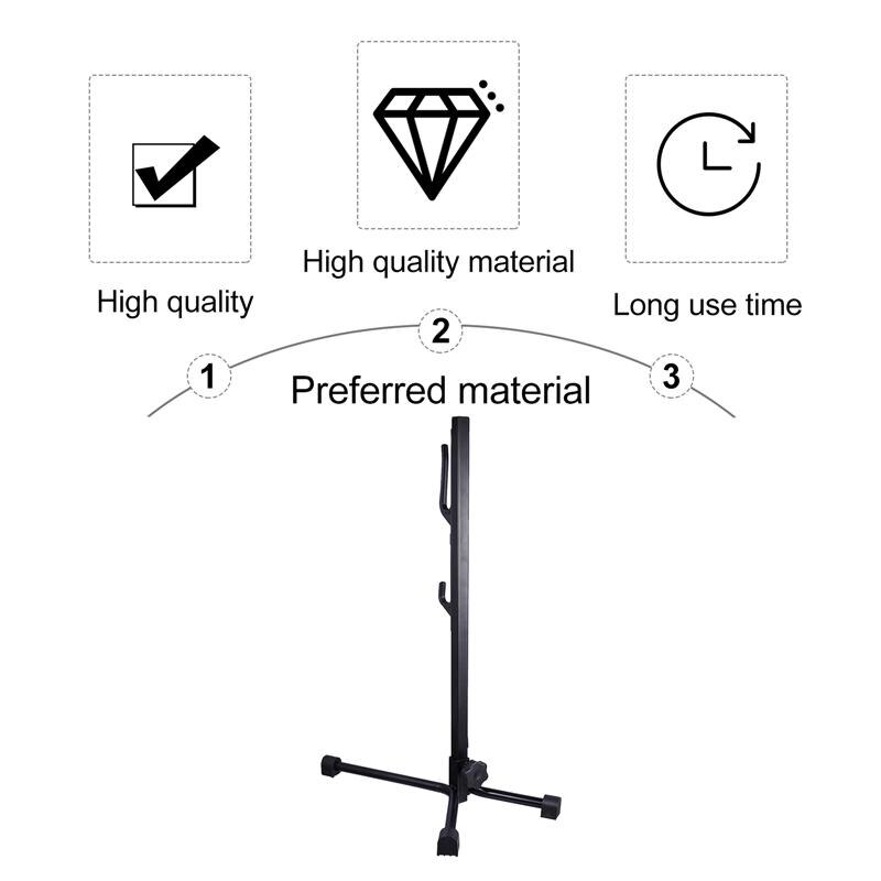 Cykelparkeringsstativ lodret justerbar bøjle cykler parkeringsbeslag
