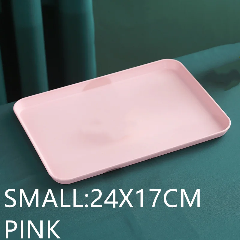 Bandeja Rectangular de paja de trigo, bandeja de pan ecológica, bandeja de almacenamiento de plástico, taza de comida, objeto pequeño, organizador para sala de estar, cocina