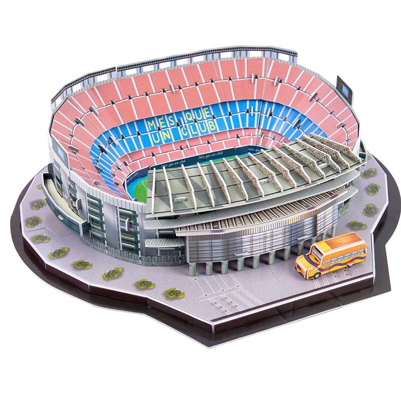 3D Stereo Puzzle Soccer stadium Russian football stadium children's puzzle DIY collage assembled toys: 116