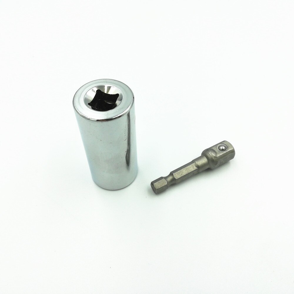 HS Tools Universal Socket Gator Grip 7-19mm CR-V Material Multi Function Ratchet 3/8" 6.35mm Shank Drill Adapter Hand Tools set