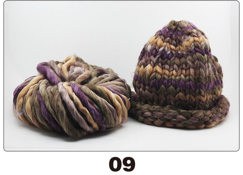250g/roll Grof Wol Ijslandse Wol Garen Grote Dikke Garen voor Breien Hoed/Tapijt Mat Hand Breien haak Garen: 9