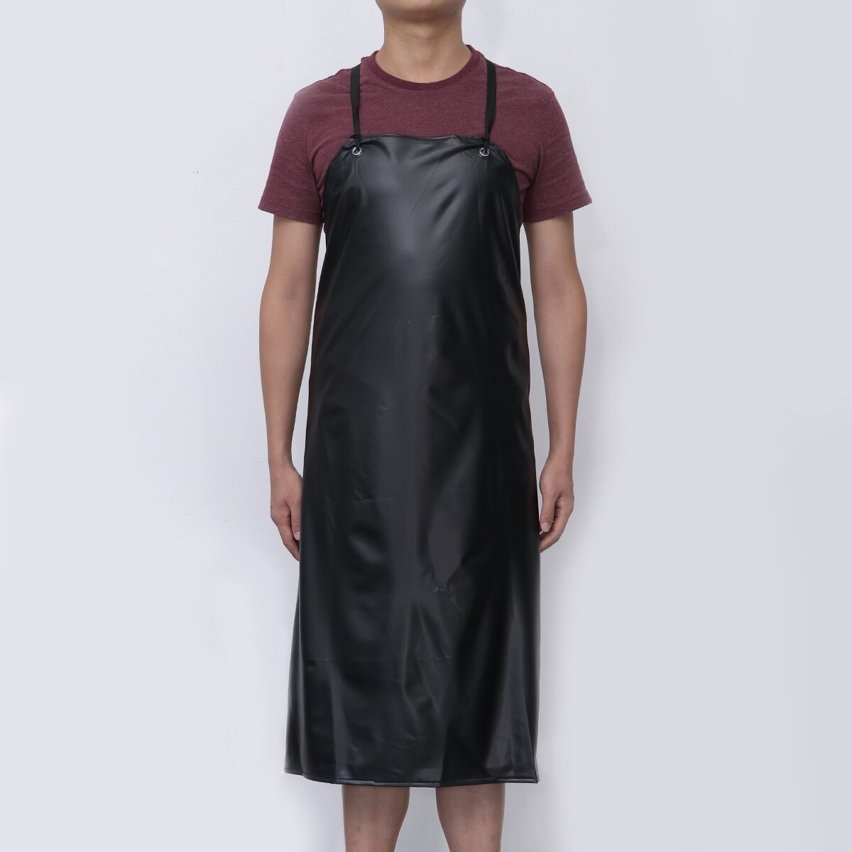Waterproof PVC Apron For Kitchen Housework Restaurant Butcher Clean Industrial Chemical Resistant Plastic Work Smock