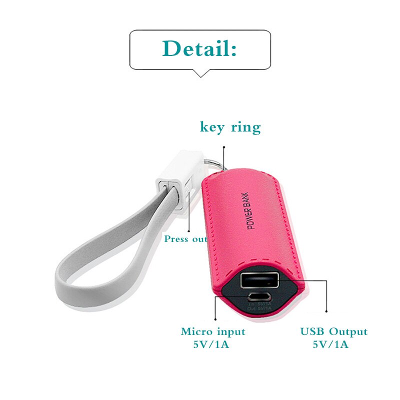 5200mAh Mini Power Bank with USB Port For iPhone Samsung Xiaomi External Battery Portable Phone Charger Fast Charging