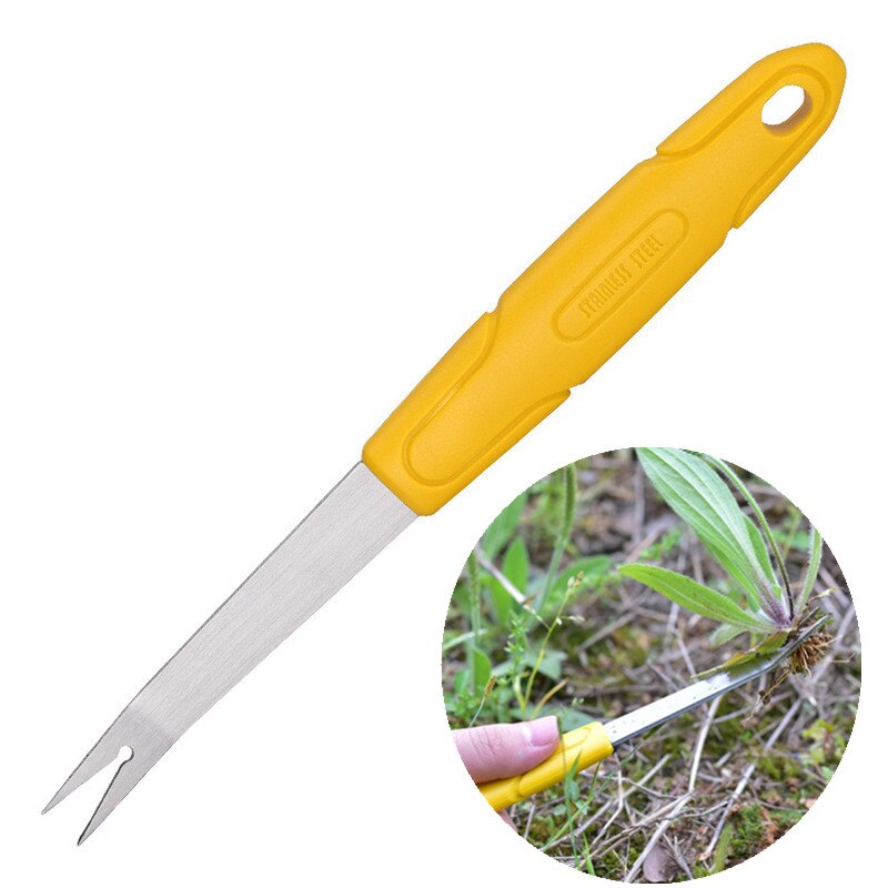 Falce in acciaio inossidabile falce leggero palmare giardinaggio erba falce rimozione radice scavatore giardino agricolo diserbo gadget: 5