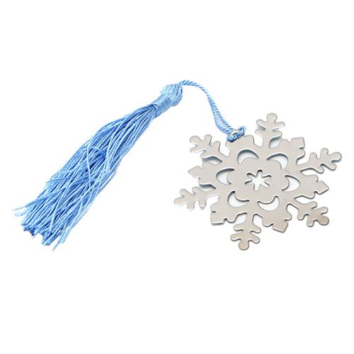 1PC Mini Stylish Bookmark Stationery Silver Color Metal Bookmarks Style: C