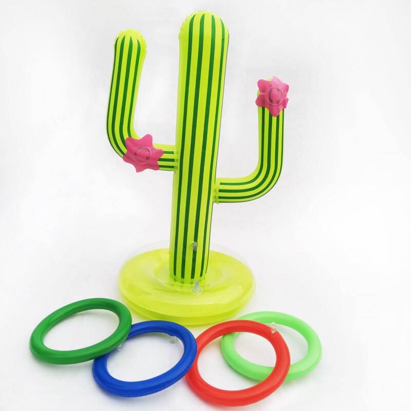 Zomer Spelen Zwembad Pvc Opblaasbare Cactus Zwembad Gooien Game Set Drijvende Zwembad Speelgoed Strand Feestartikelen Reizen