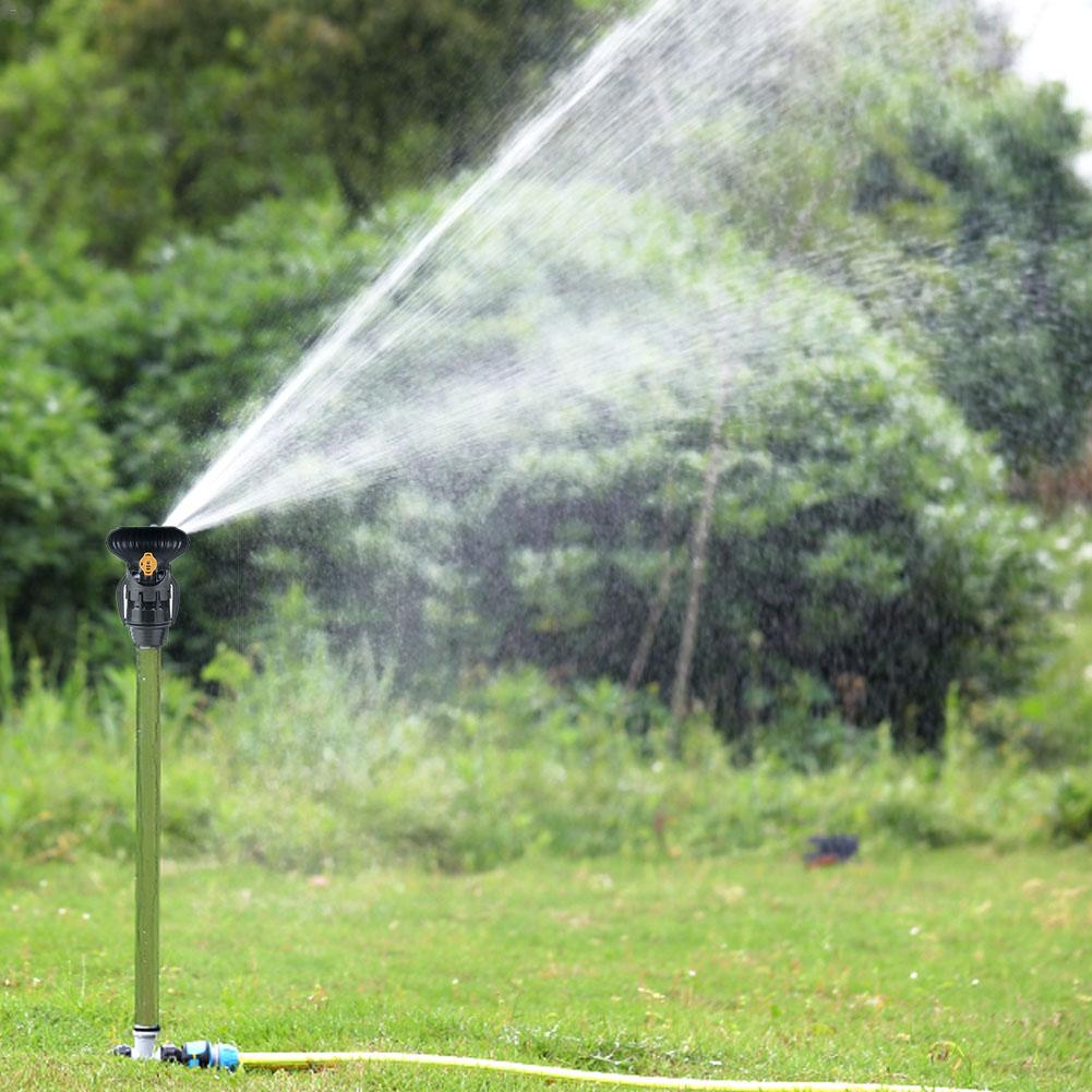 Agricultural Irrigation Sprinkler Garden Tools Long Distance Sprinkler 180 Degree Rotating Sprayer 3 Nozzels