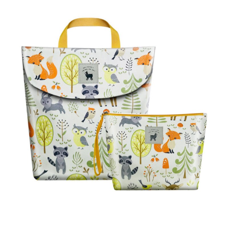 Grote Luier Opbergtas Draagbare Baby Luierzakken Kinderwagen Organizer Baby Tassen Moeder Reizen Opknoping Wagen Nat/Droog Wasbare tassen: 14
