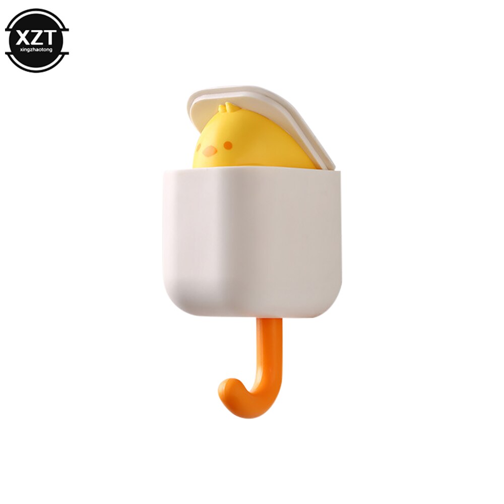 Perchero con forma de gato para dormitorio, perchas sin costuras para puerta, paraguas, toalla, tapa, perchero, decoración de pared: D