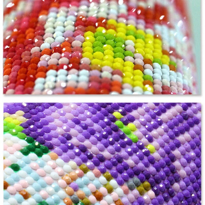 Full Round 3D Diy Diamond Painting Cross Stitch Kits Embroidery Cross Stitch Animal Scenery Picture Home Decor Style3