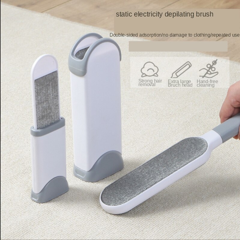 Cepillo eléctrico estático para quitar la ropa del hogar, cepillo de lana, cepillo para barrer la cama, cepillo para polvo