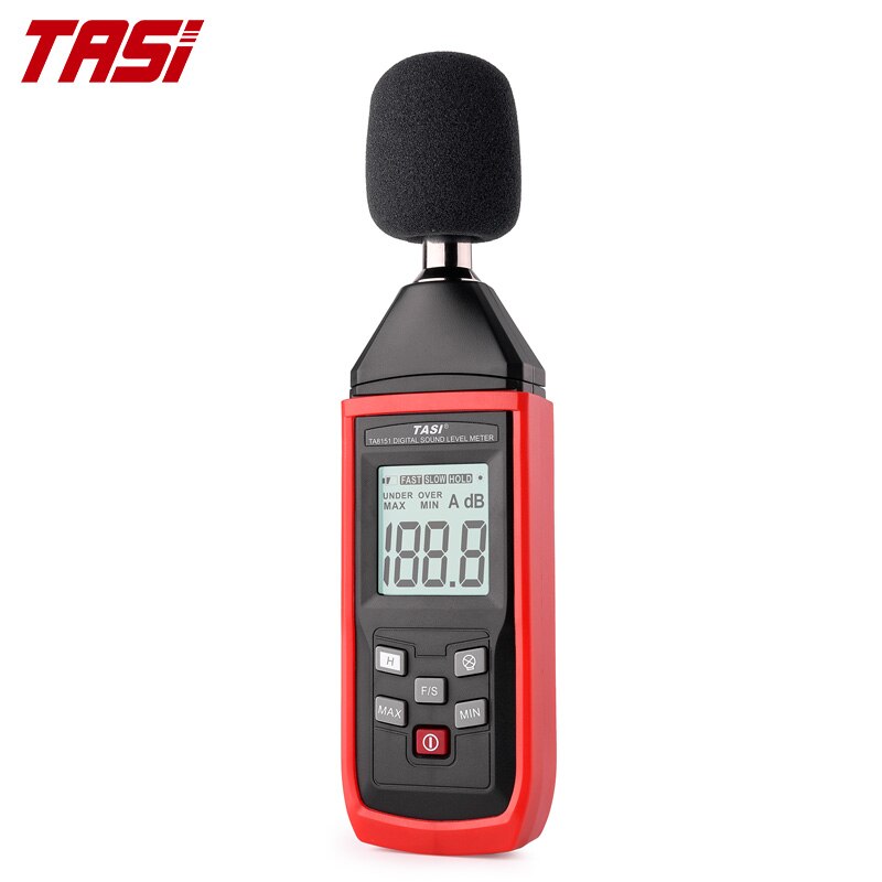 TASI TA8151 Digital Sound Level Meter Sound Detector Decible Monitor 30-130dB Audio Measuring Instrument Alarm Noise Tester