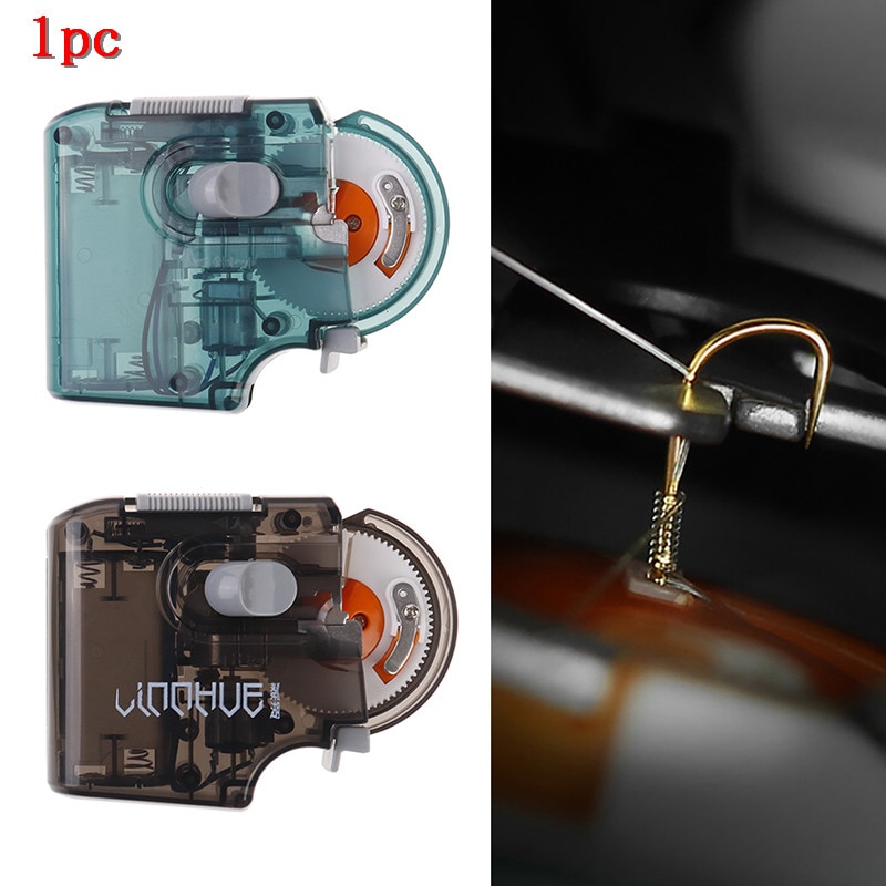 Automatic Portable Electric Fishing Hook Tier Machine Fishing Accessories Tie Fast Fishing Hooks Line Tying Device Equipment 1pc