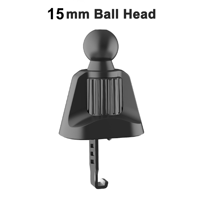 Auto Ontluchter Clip Mount 17/15Mm Kogelkop Basis Voor Auto Mobiele Telefoon Houder Auto Luchtuitlaat Haak Standaard Voor Mobiele Telefoon Gps Beugel: WHITE