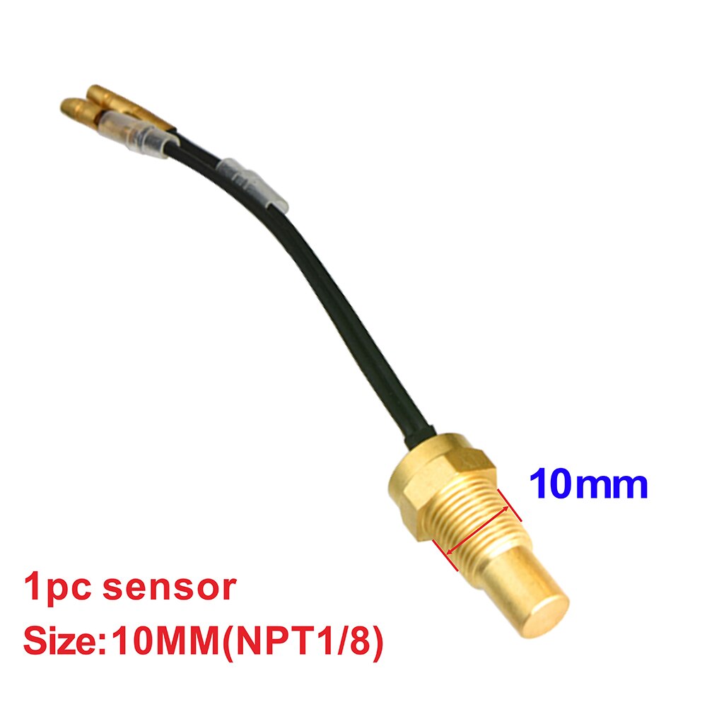 10Mm 12Mm 14Mm 16Mm 17Mm 21Mm Water Temp Sensor 50K Hoofd Plug 12V Auto Vrachtwagen Auto 1/8NPT 3/8NPT Water Temp Sensor 5 Stks/partij: 10MM 5pcs