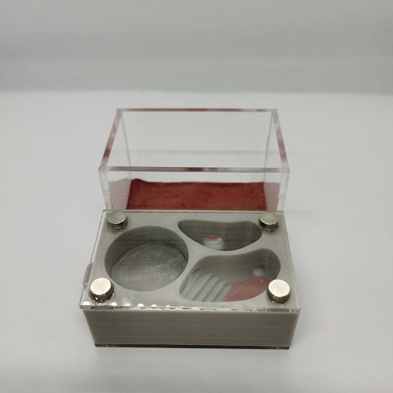 Grey 3D Plane Ant Nest Acrylic Nest Concrete Nest Ant Farm Reptile Terrarium 9.8x8x5.4cm