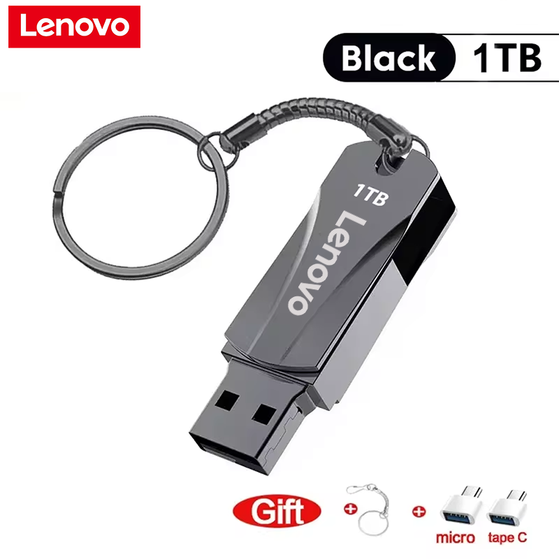 Lenovo 16TB USB Stick 8TB U Disk Hoge Snelheid Overdracht Metalen Draagbare SSD Pendrive Cle USB 3.0 Pen Drive Memoria 4TB U Flash Drive: Optie 1