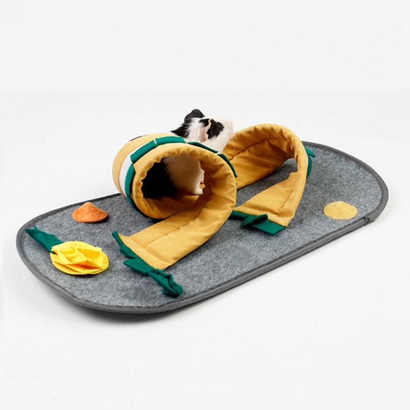 Hamster Spiel Tunnel Chinchilla Tunnel Decke Faltbare Haustier Fitness Decke Hamster Variable bilden Spielzeug Nest Pad Frettchen Rohre