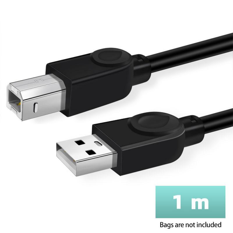50cm/100cm/150cm/300cm Usb Cable For Printer High Speed A To B Male To Male Usb Printer Cable Data Sync For 3D Label Printer: 1m