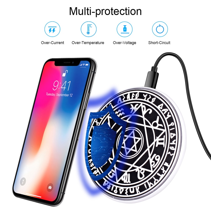 Pour XIAO mi mi 9 chargeur sans fil pour Samsung S9 S8 S7 EDGE S10 5G meilleur chargeur induction sans fil pour iphone xr Huawei mi