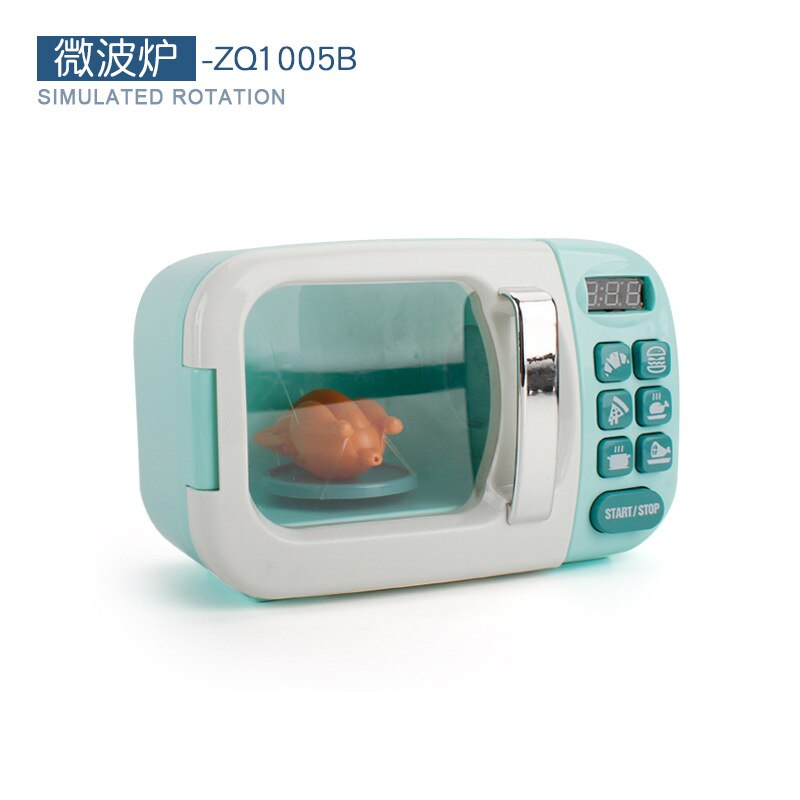 Kinderen Educatief Speelhuis Grote Size Model Apparaten Wasmachine Water Dispensers Magnetron Ei Steamer Keuken Speelgoed: Microwave Oven 612 5g