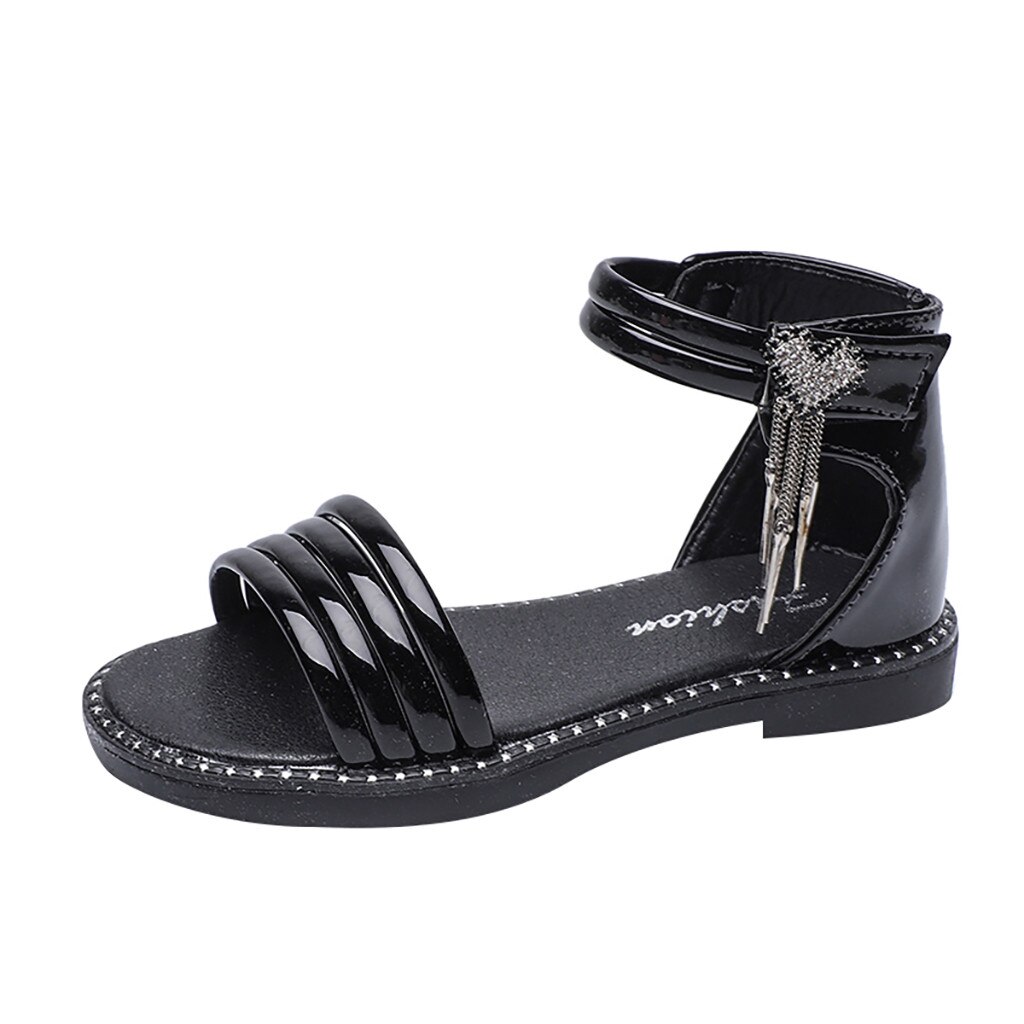 Chamsgend baby børn sneaker børn drenge piger sommer casual sandaler sko mar 24: Bk / 23.5