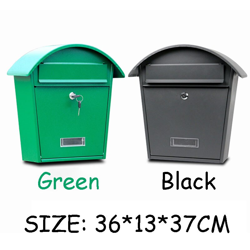 Rainproof house model villa metal mailbox stainless steel suggestion box community mailbox