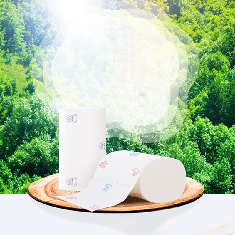 Toilet Paper Bulk Rolls Bath Tissue Bathroom White... Grandado