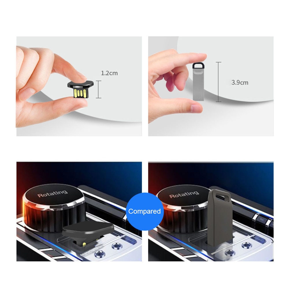 Built-in music, Mini Short Car U Disk Pendrive USB Flash Drive Memory Stick USB2.0 Short UDP Udisk Chip Flash 16GB 32GB 64GB